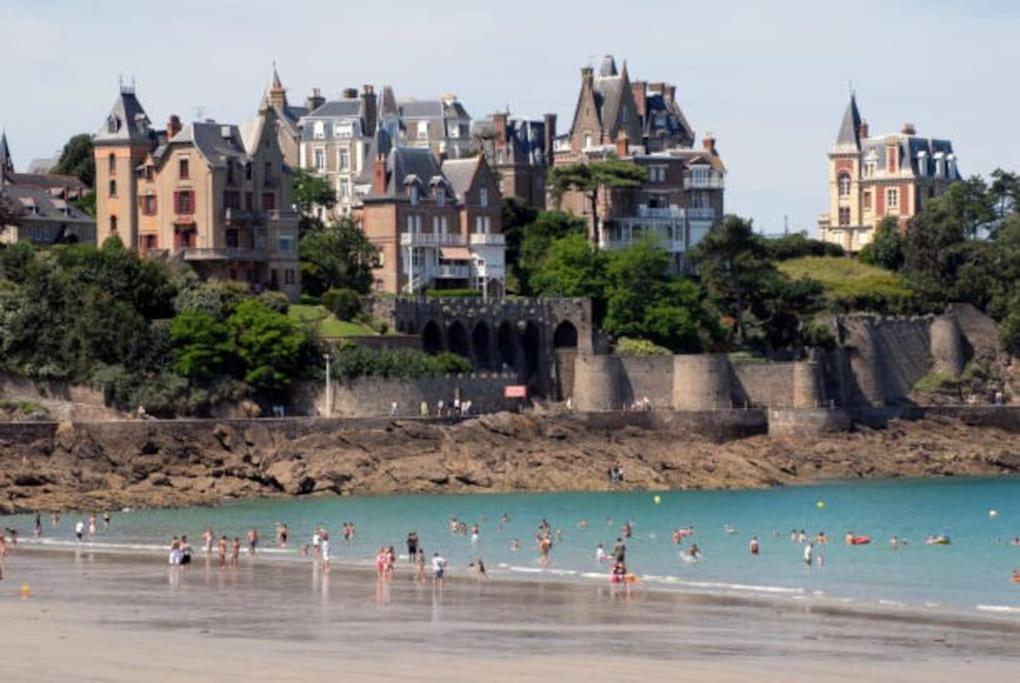 Dinard : Loft De 175 M² - A 150 M De La Plage Buitenkant foto